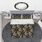 Designart 'Golden Luxury Peacock Feathers' Modern & Contemporary Bedding Set - Duvet Cover & Shams
